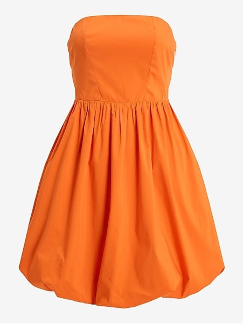EXPRESS NWT Poplin Strapless Flirty Bubble Mini Fit and Flare Dress ~Size M